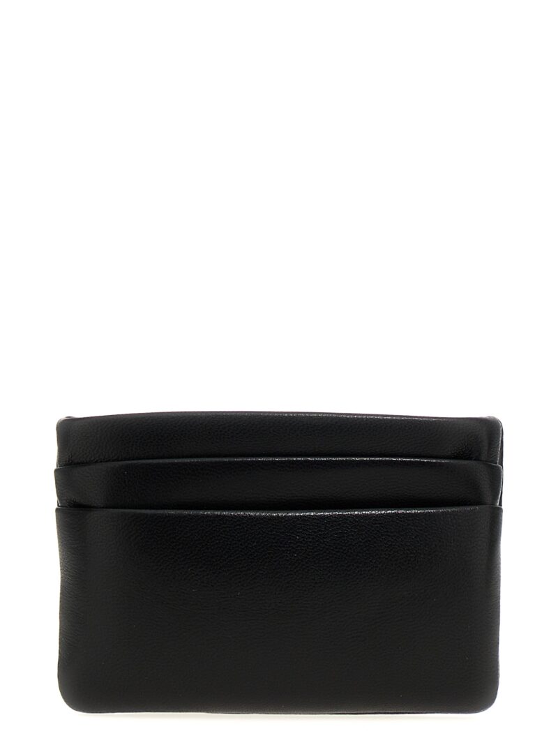 Logo leather wallet 777889AADA11000 SAINT LAURENT Black