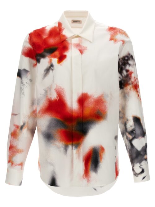 'Obscured Flower' shirt ALEXANDER MCQUEEN Multicolor