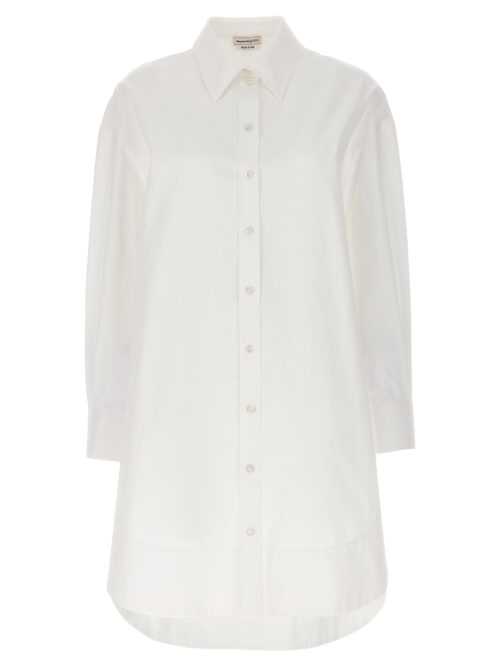 Shirt dress ALEXANDER MCQUEEN White