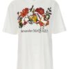 Dutch flower print t-shirt ALEXANDER MCQUEEN White