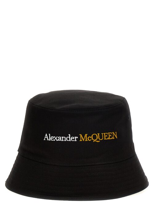 Logo bucket hat ALEXANDER MCQUEEN Black