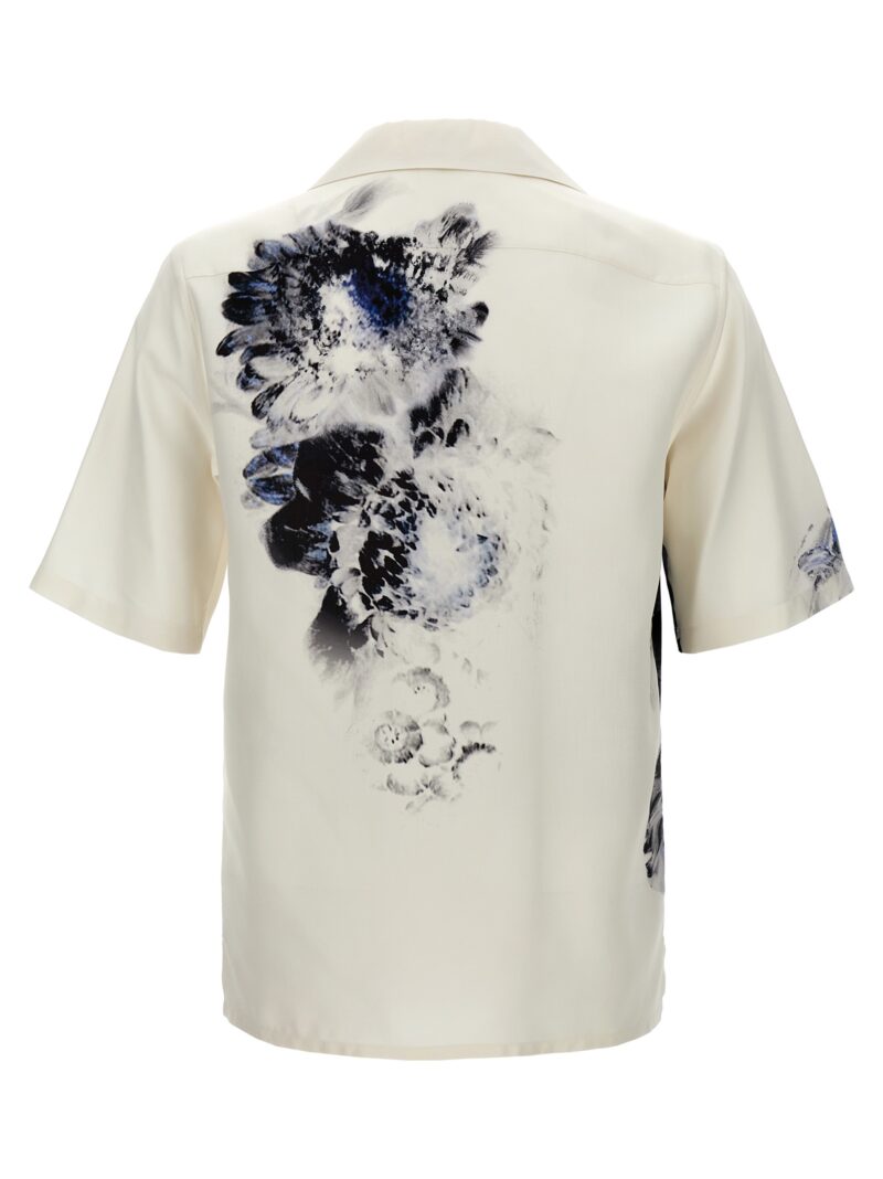 'Dutch flower' shirt 782273QQAAM1090 ALEXANDER MCQUEEN White/Black