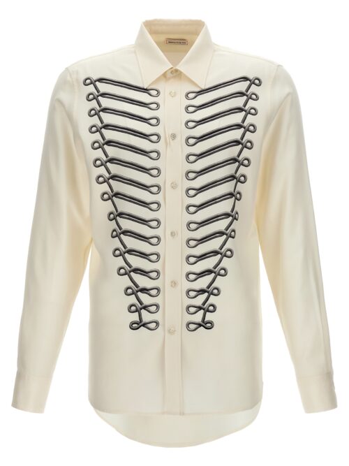 Alamari print shirt ALEXANDER MCQUEEN White/Black