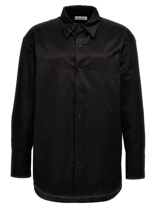 Silk shirt SAINT LAURENT Black