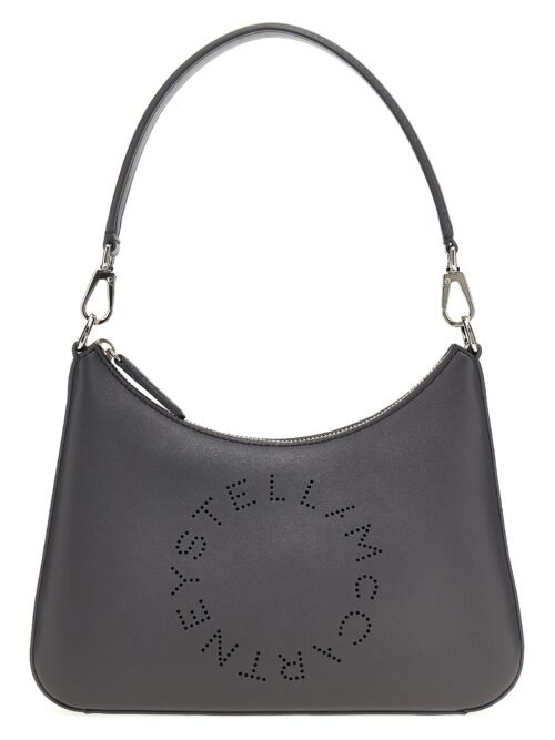 'Logo' small shoulder bag STELLA MCCARTNEY Gray