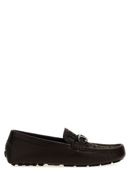 'Driver O'Lock' loafers FENDI Brown