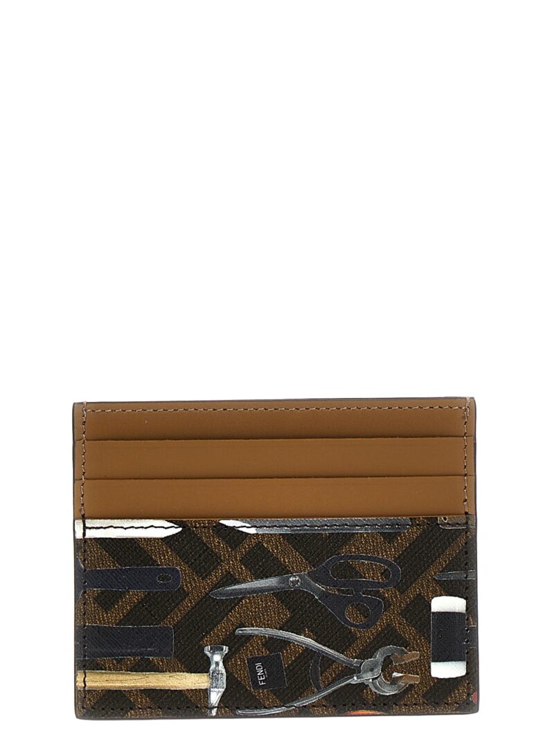 'Attrezzi' card holder FENDI Multicolor