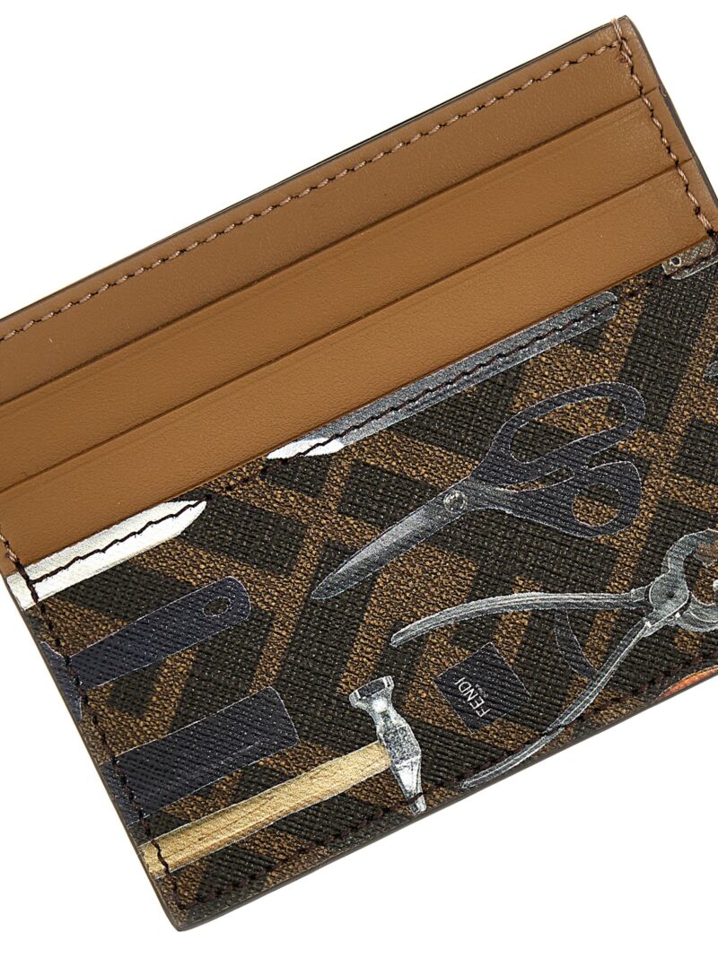 'Attrezzi' card holder Man FENDI Multicolor