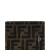 'FF' wallet FENDI Brown