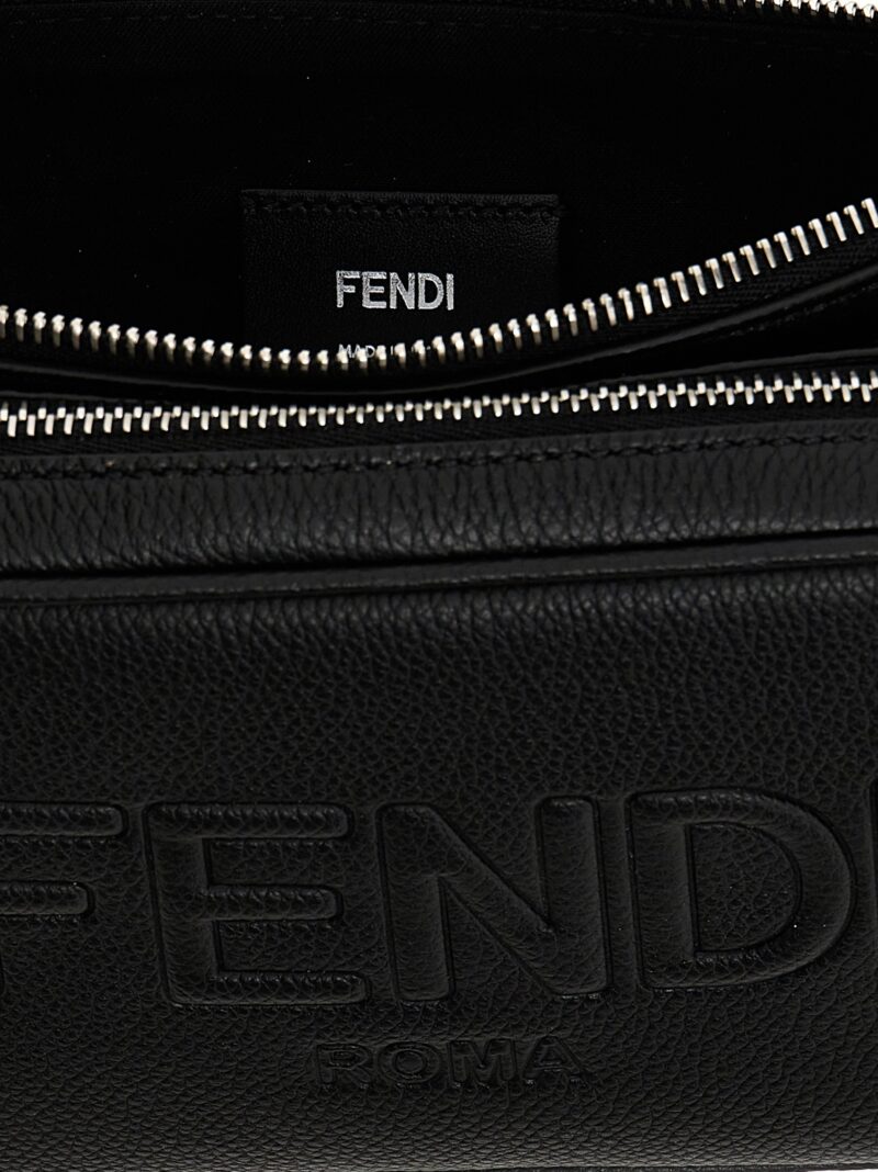 'Fendi Roma' fanny pack 100% calfskin leather (Bos Taurus) FENDI Black