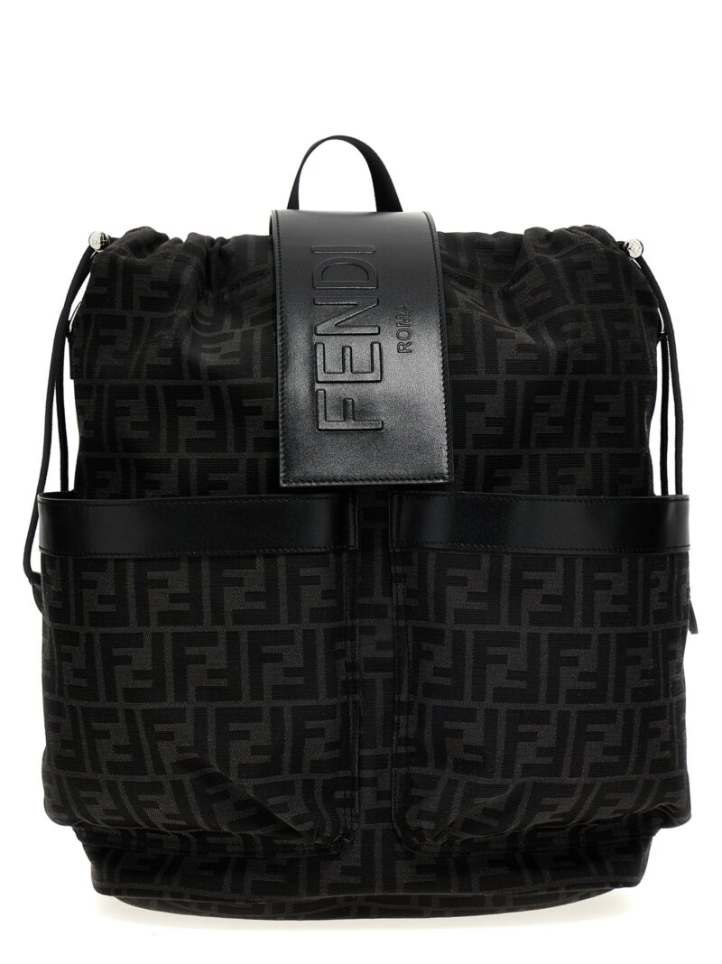 'Strike Medium' backpack FENDI Black