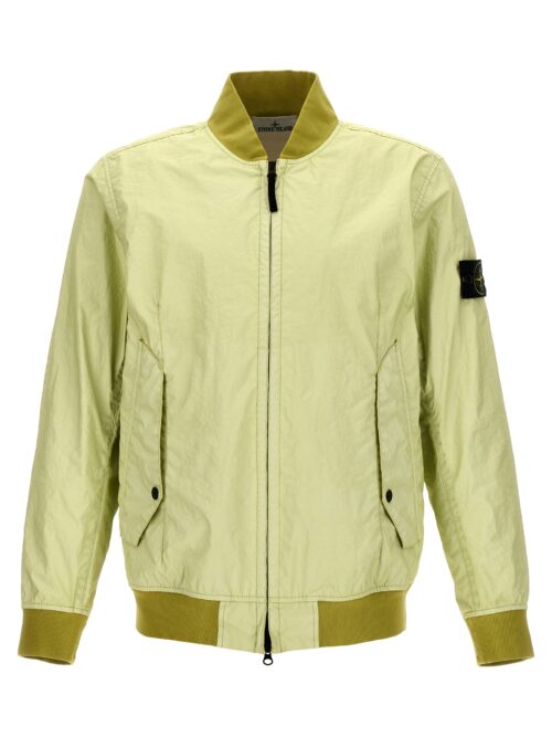 'Membrana 3L TC' bomber jacket STONE ISLAND Green