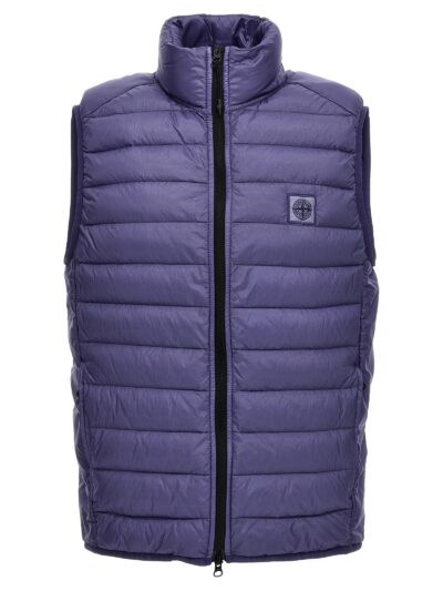 Quilted vest 100 gr STONE ISLAND Purple