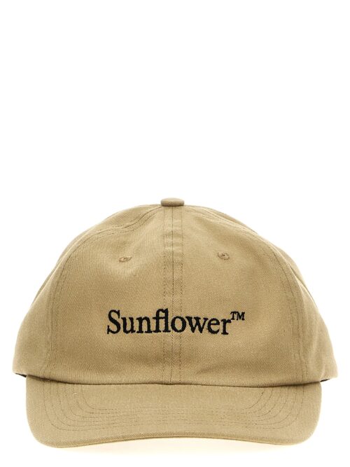 Logo embroidery cap SUNFLOWER Beige