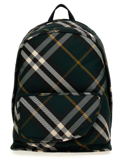 'Shield' backpack BURBERRY Green