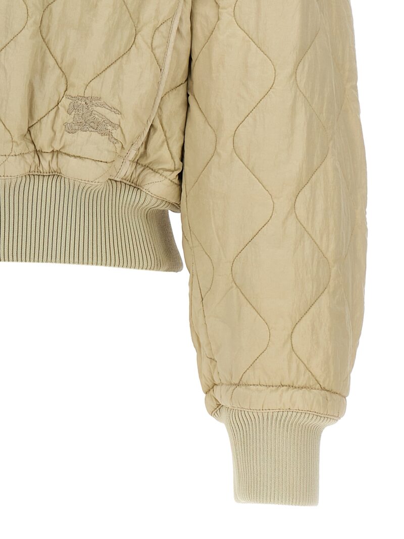 Quilted bomber jacket 100% polyamide BURBERRY Beige