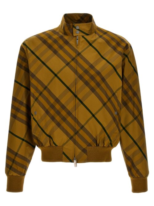 Check print jacket BURBERRY Yellow