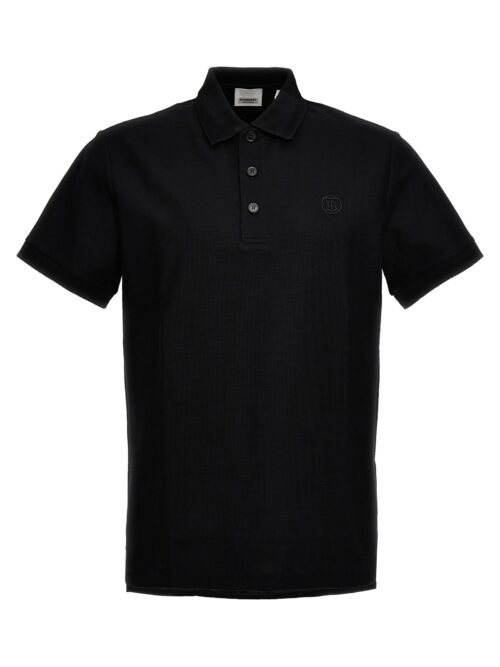 'Eddie' polo shirt BURBERRY Black