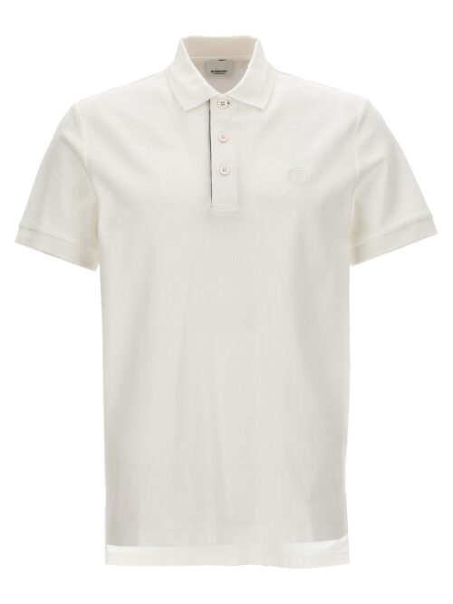 'Eddie' polo shirt BURBERRY White