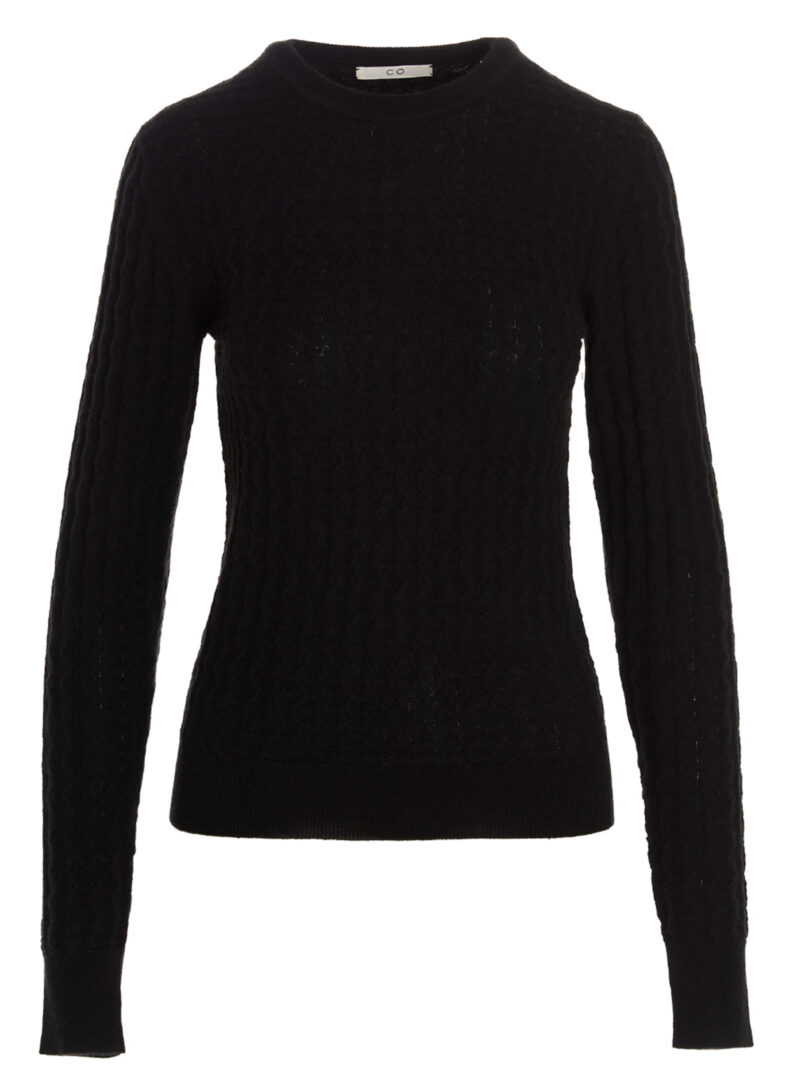 Worked sweater CO Black
