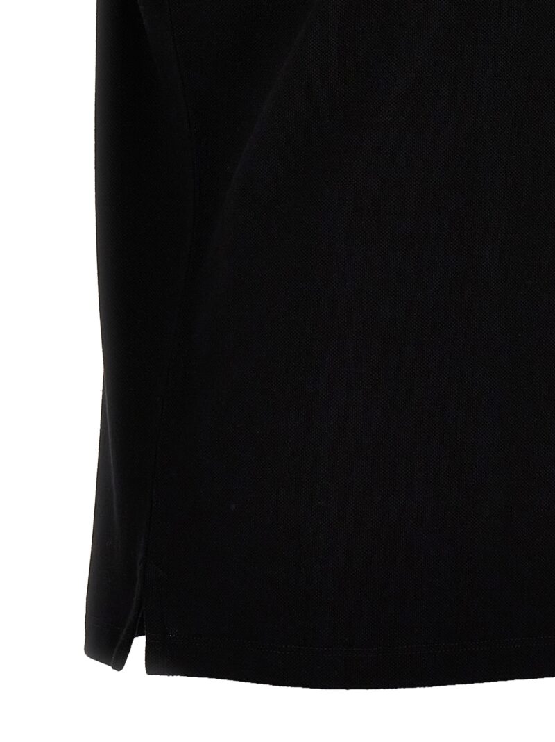 Contrast piping polo shirt 100% cotton MONCLER White/Black
