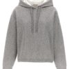 Lurex hoodie MONCLER Gray
