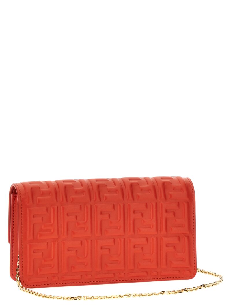 'Baguette' Wallet On Chain 8M0498AAJDF1NPY FENDI Red