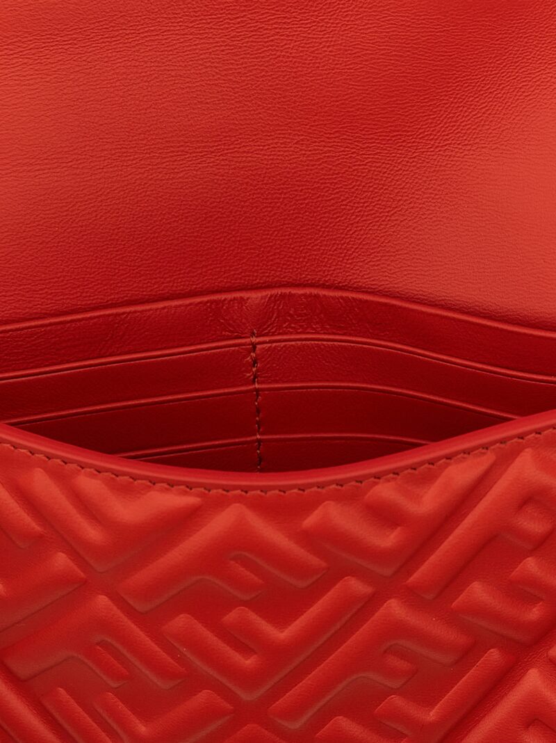 'Baguette' Wallet On Chain Spring Summer 2024 FENDI Red