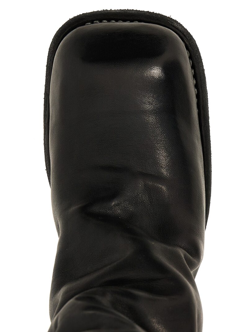 '9089' ankle boots 100% horse leather GUIDI Black