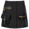 Cargo mini skirt MOSCHINO Black