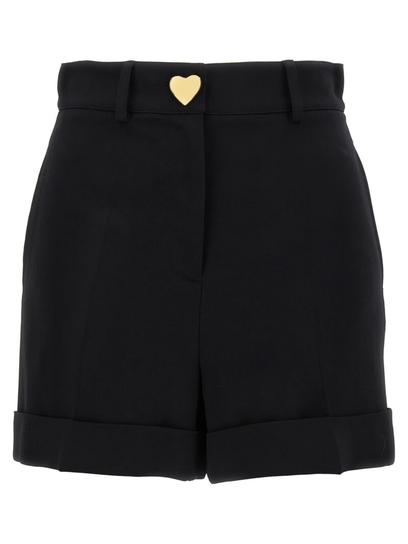 'Cuore' shorts MOSCHINO Black