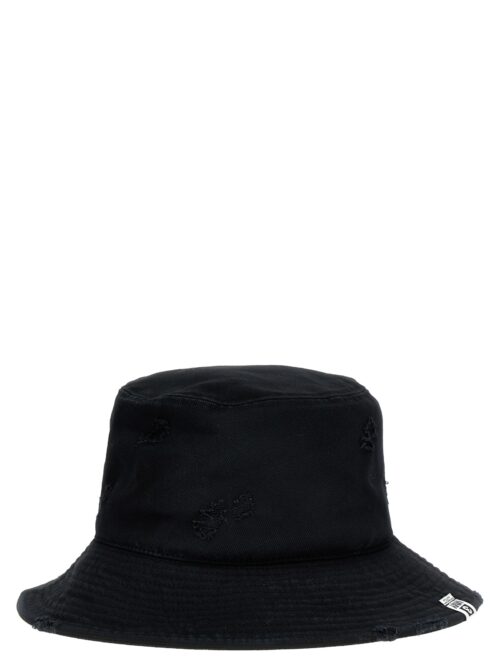 Distressed effect bucket hat MAISON MIHARA YASUHIRO Black