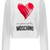 '40 Years Of Love' sweatshirt MOSCHINO White