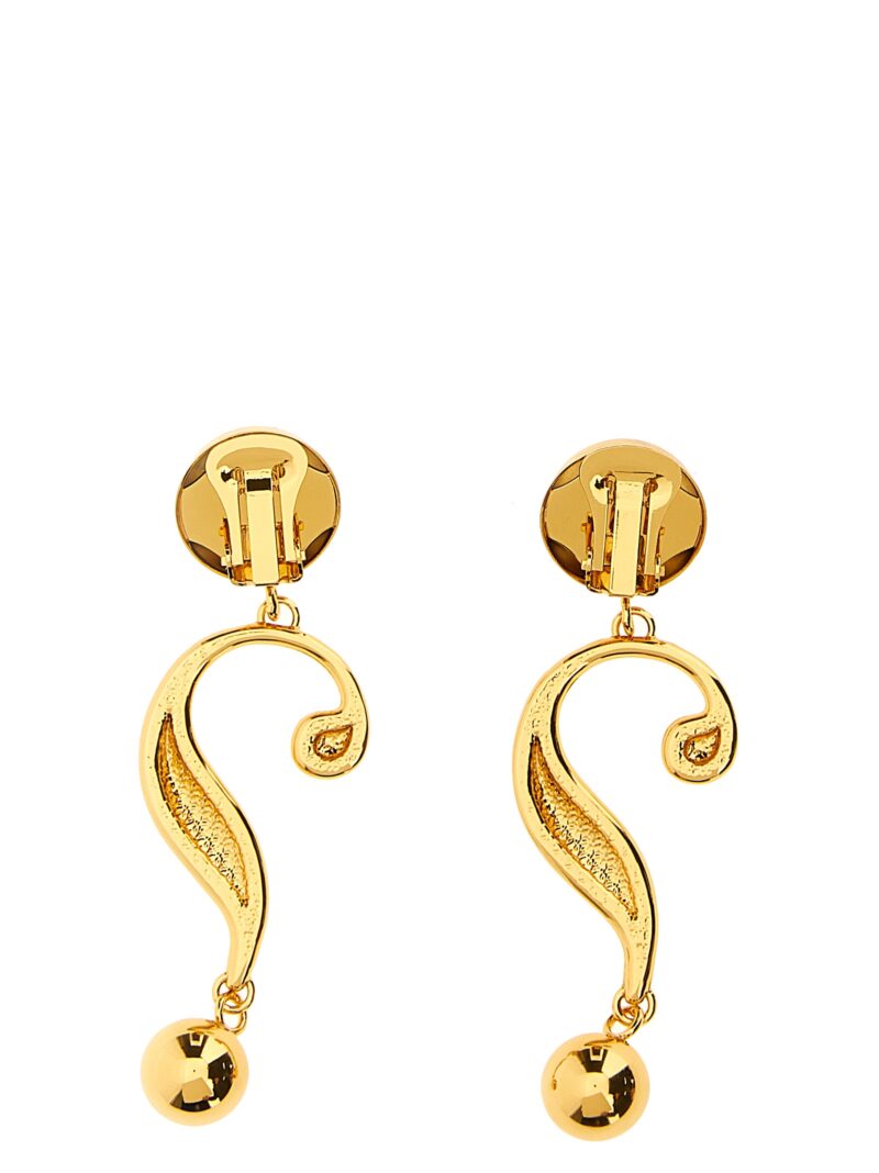 'Question Mark' earrings A915584930606 MOSCHINO Gold