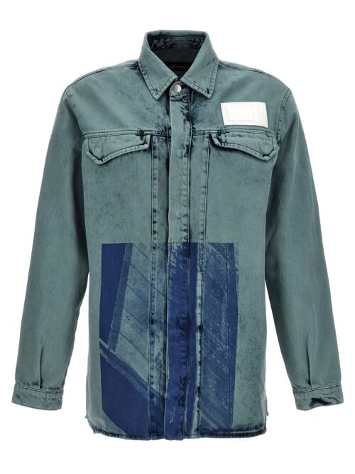 'Bleached Overdyed' shirt A-COLD-WALL* Light Blue