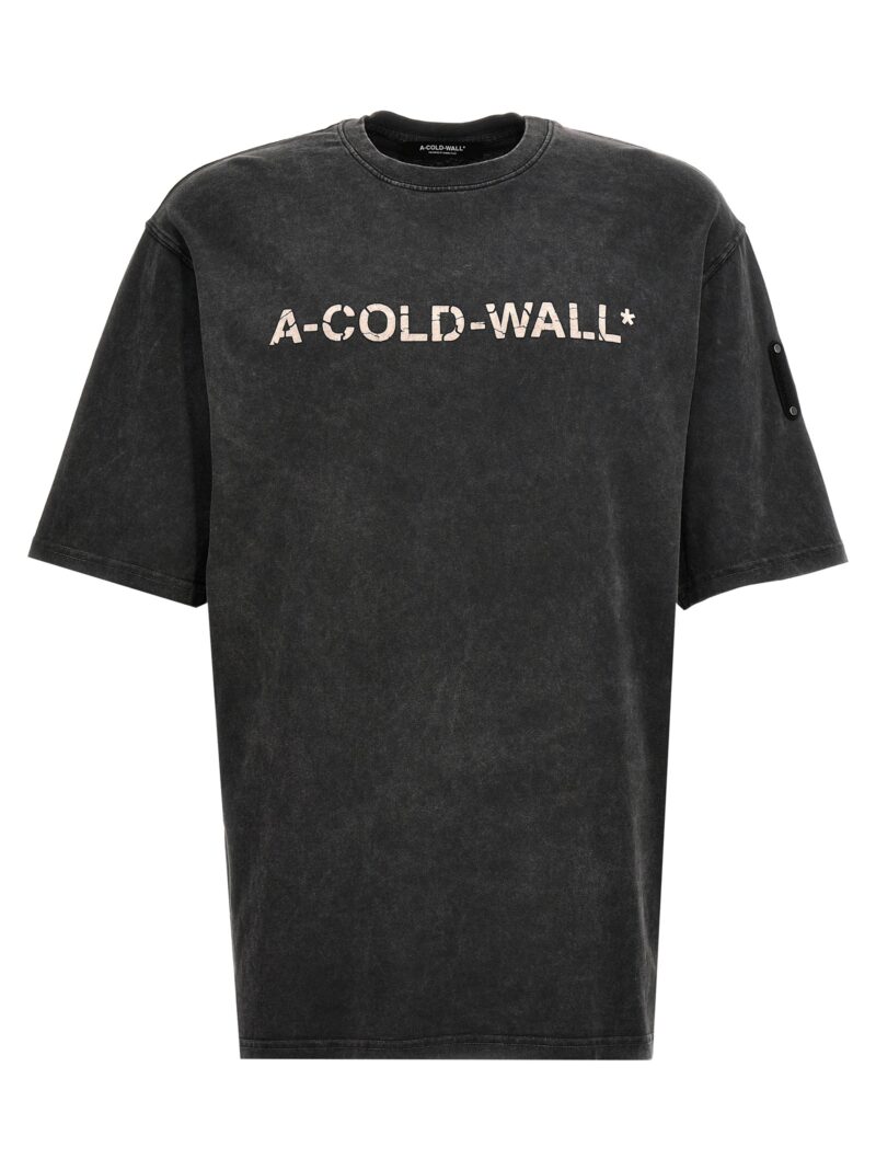 'Onyx Overdye Logo' T-shirt A-COLD-WALL* Gray
