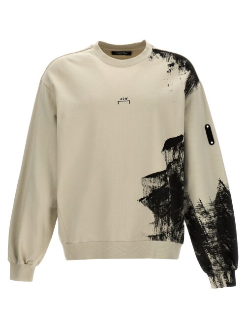 'Bone Brushstroke' sweatshirt A-COLD-WALL* White/Black