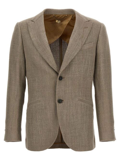 'Alec' blazer MAURIZIO MIRI Beige