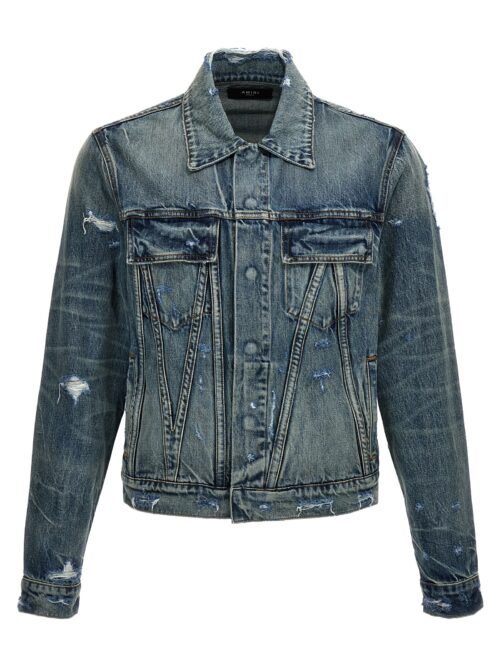 'Trucker' denim jacket AMIRI Blue