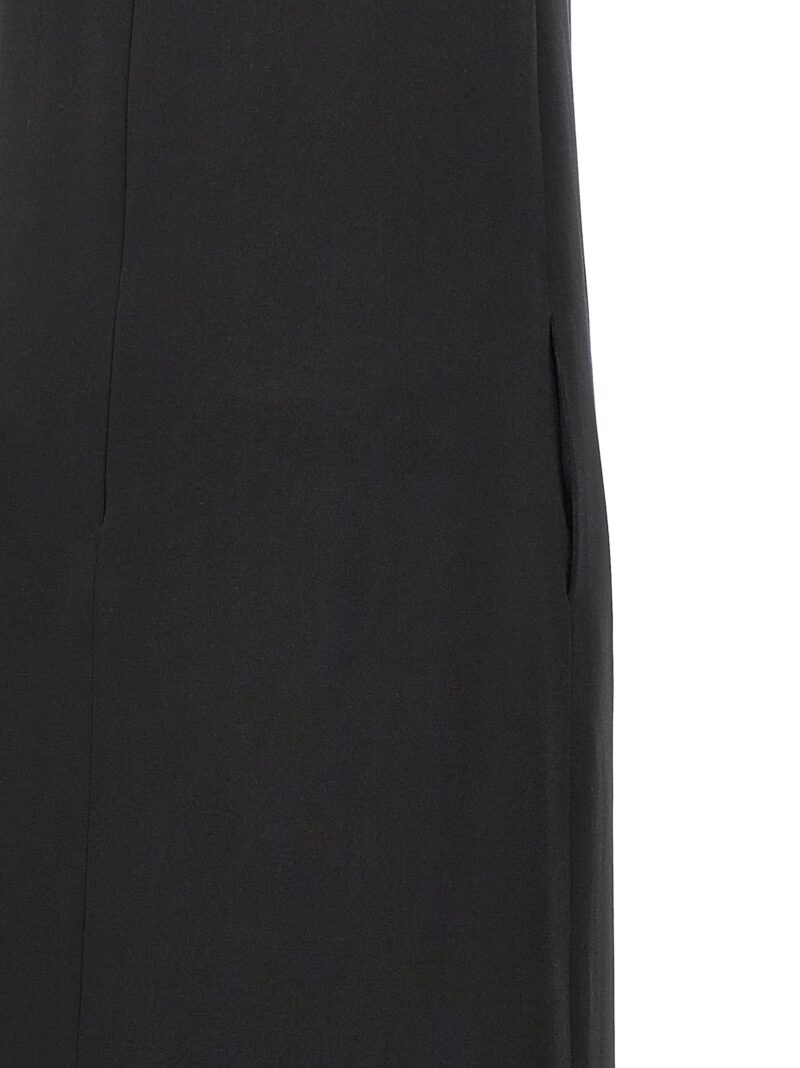 'Alia' long dress 100% silk ARMARIUM Black