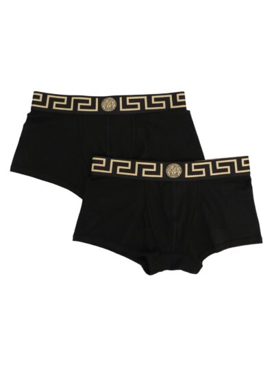 2-pack low-waisted boxers VERSACE Black