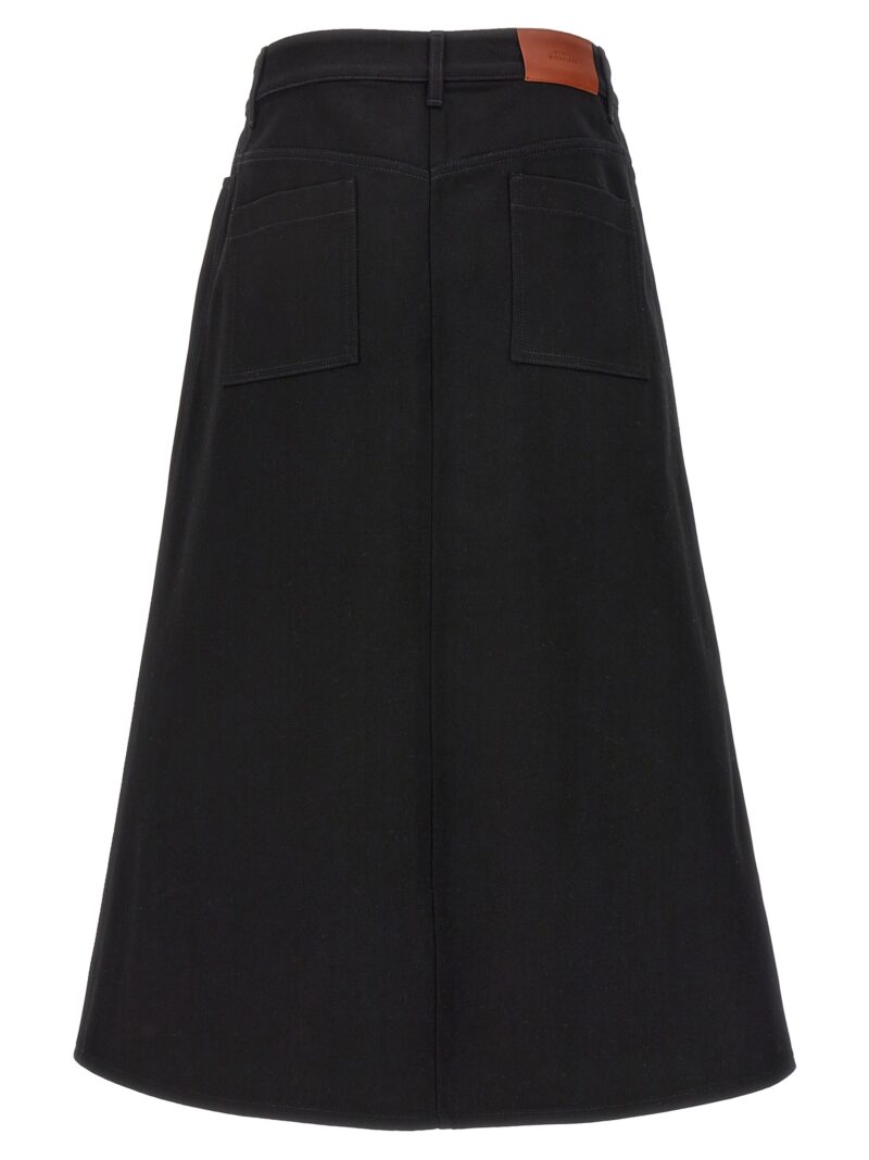 'Baringo' midi skirt BARINGOBLACK STUDIO NICHOLSON Black