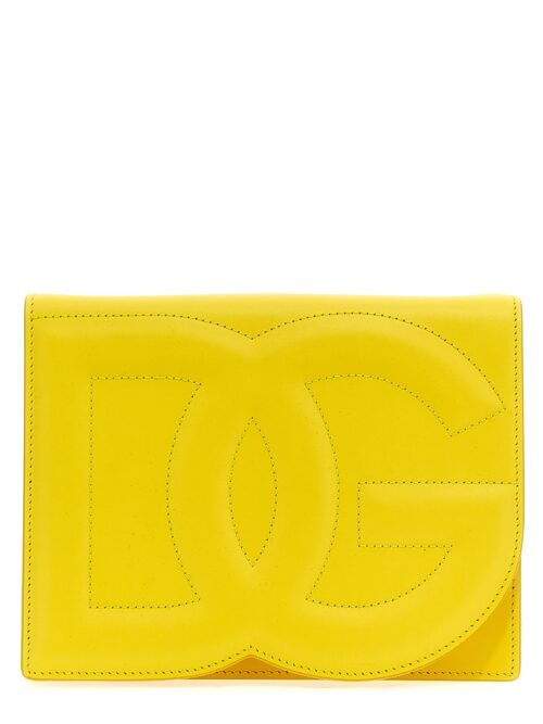 Logo shoulder strap DOLCE & GABBANA Yellow