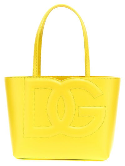 Small logo shopping bag DOLCE & GABBANA Yellow
