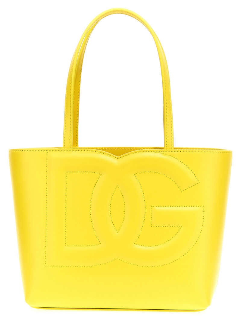 Small logo shopping bag DOLCE & GABBANA Yellow