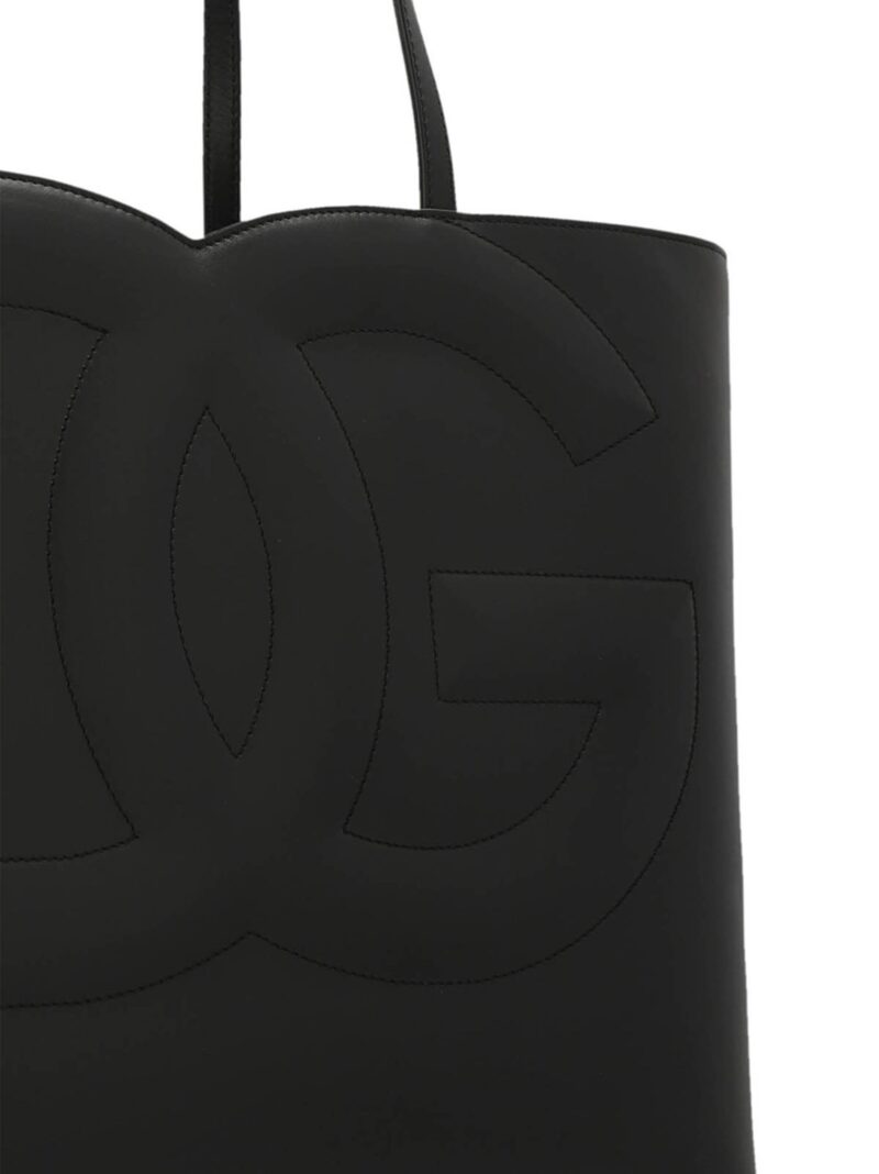 'Logo' midi shopping bag Woman DOLCE & GABBANA Black