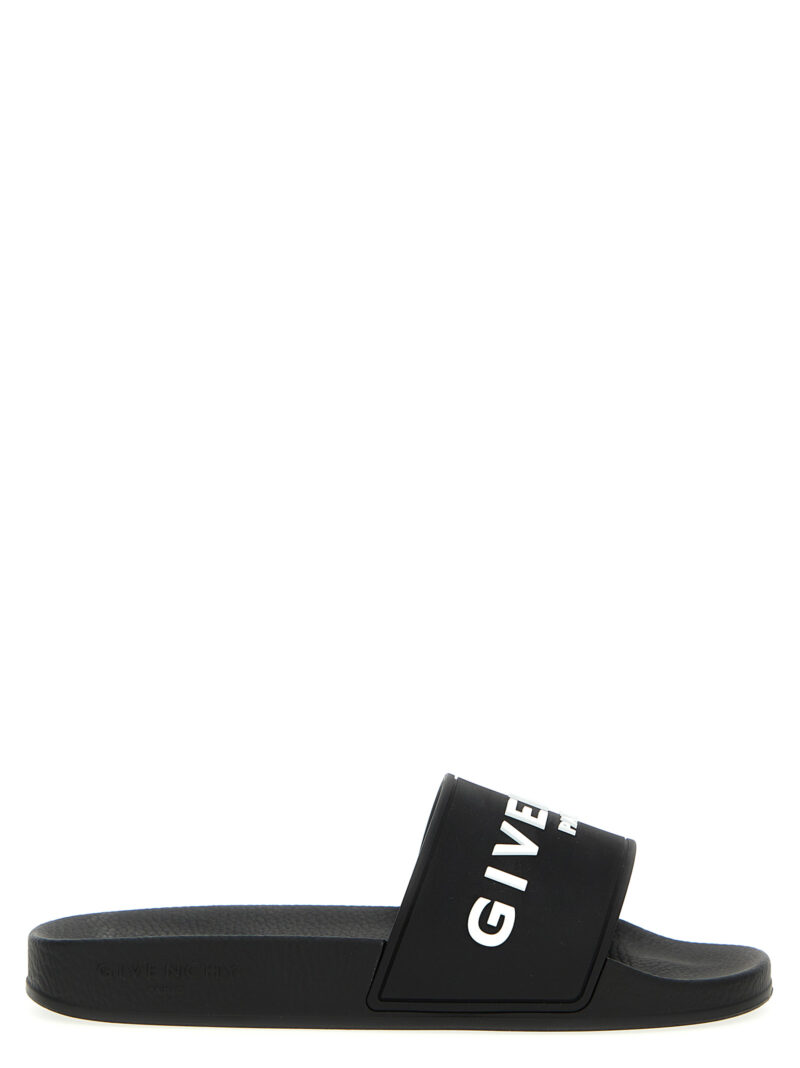 Logo slides GIVENCHY White/Black