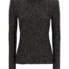 Lurex sweater BALMAIN Black