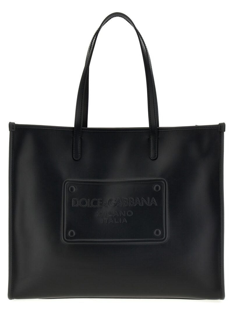 Logo shopping bag DOLCE & GABBANA Black