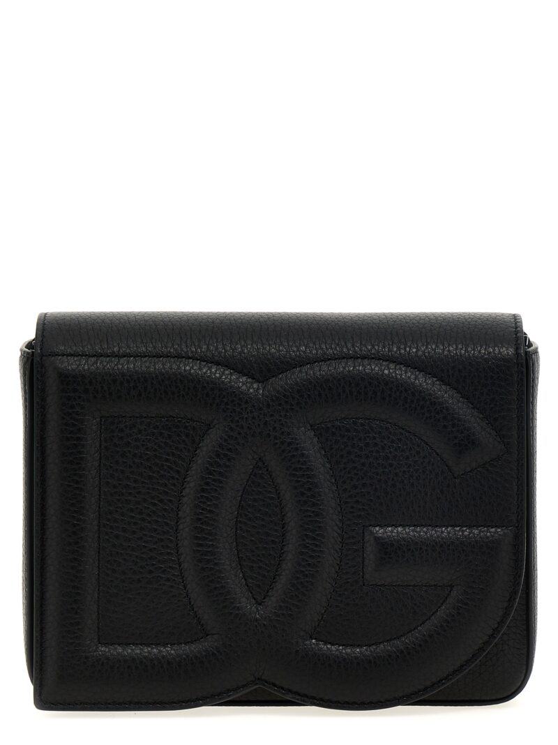 'DG Logo Bag' medium shoulder bag DOLCE & GABBANA Black